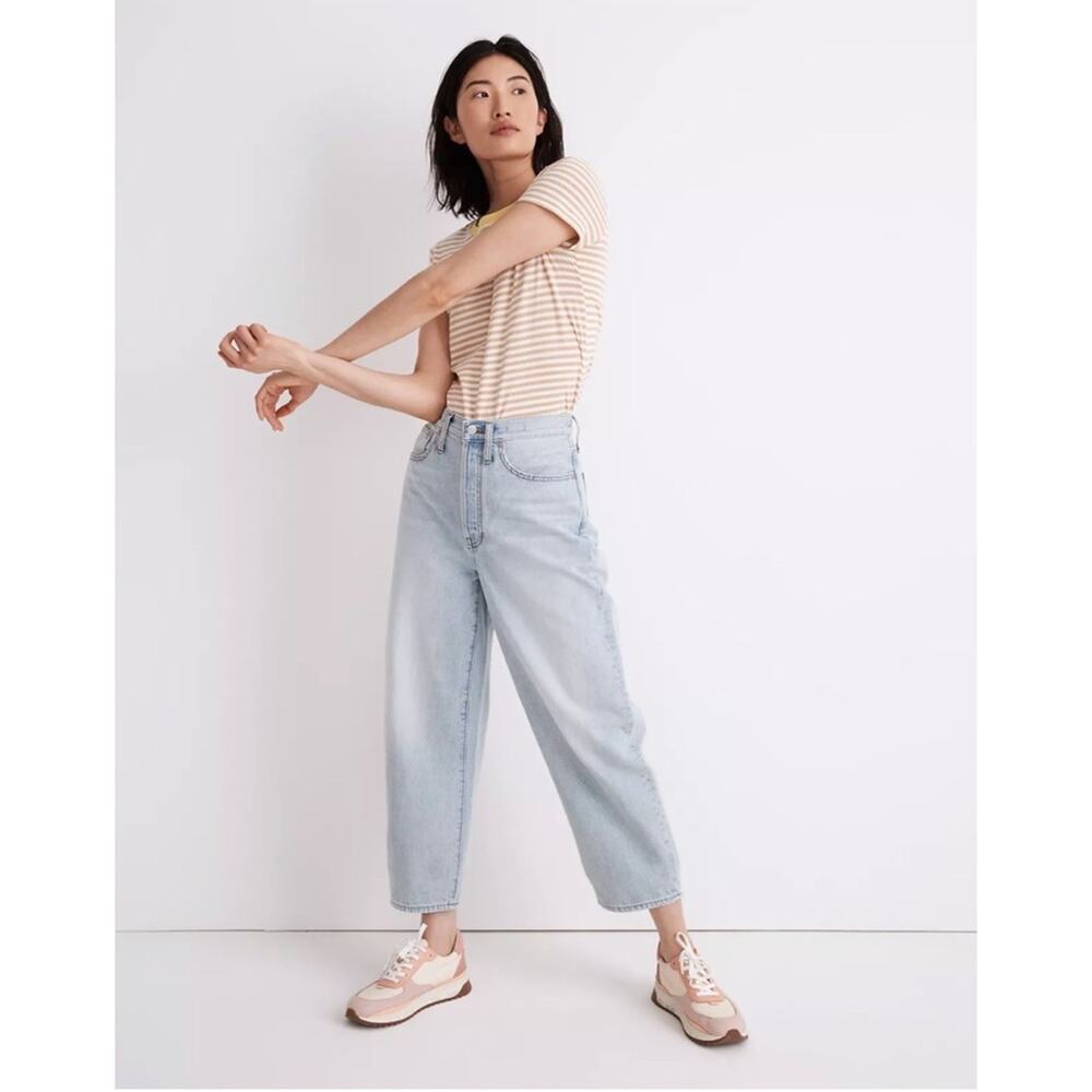 New Madewell Balloon Jeans in Fitzgerald Wash Women's Size 27